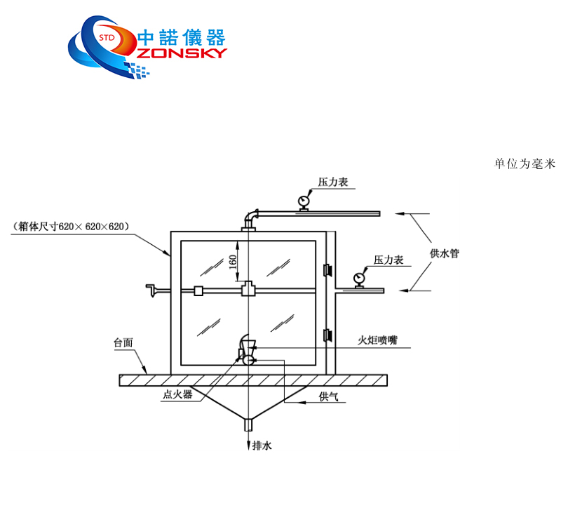 灑水噴頭功能試驗(yàn)及濺水盤(pán)強(qiáng)度試驗(yàn)機(jī)